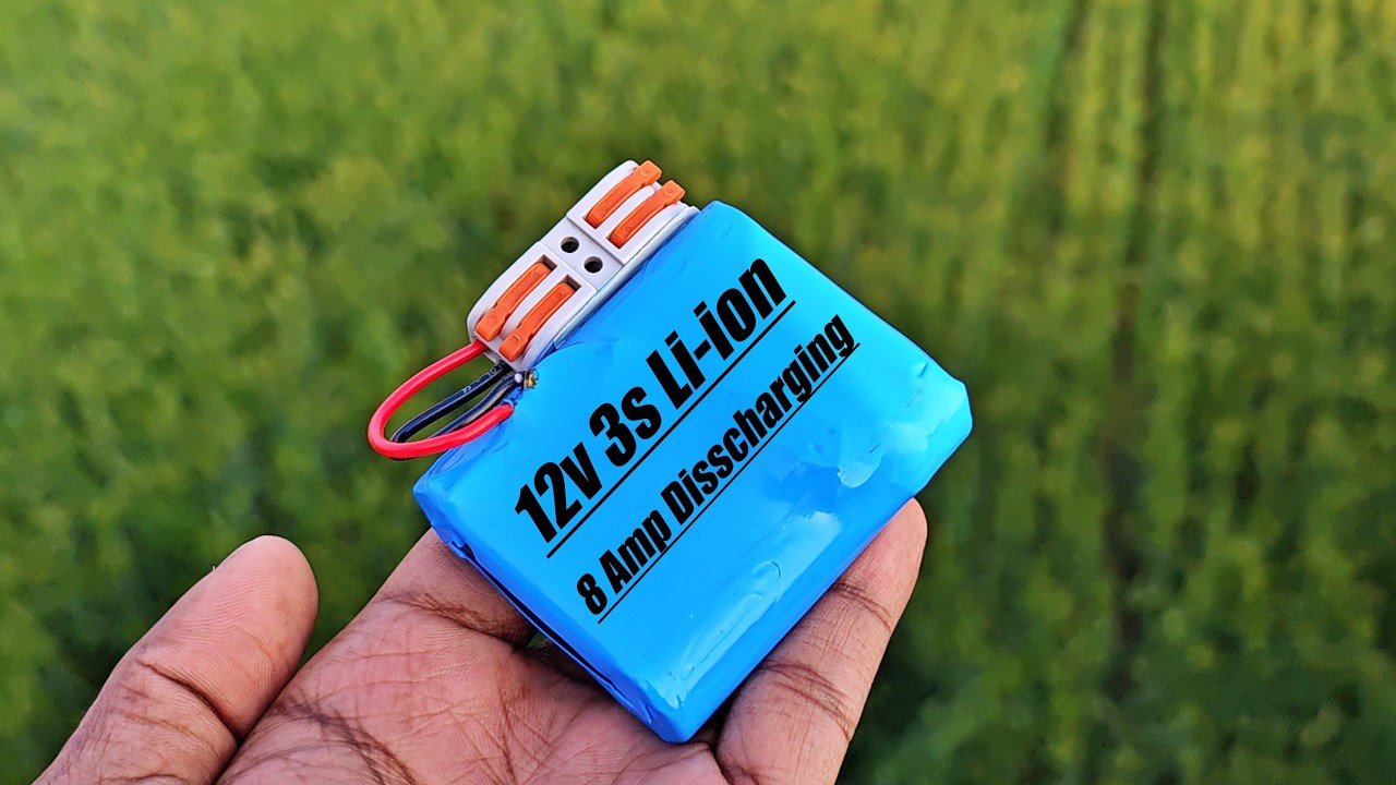 Build a Powerful 12v 3s Rechargeable Battery Pack Using 18650 cell