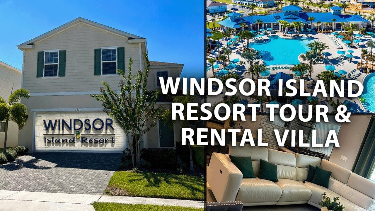 Windsor Island Resort Tour & Wonderful Rental Villa! Davenport Florida! Close to Disney World 🇺🇸