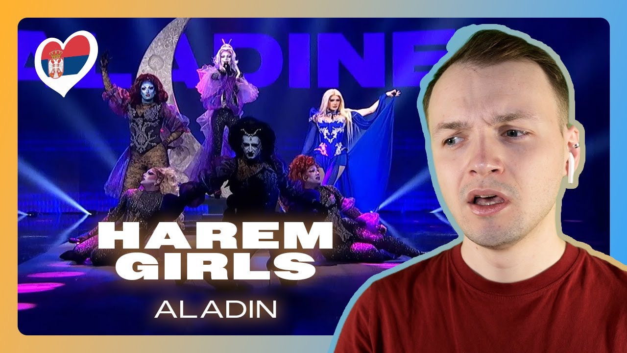 REACTION to HAREM GIRLS with ALADIN Live Performance| PESMA ZA EVROVIZIJU 2025 | Serbia