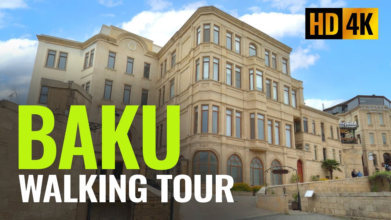 Baku [4K] Old City Walking Tour | Amazing Azerbaijan 🇦🇿