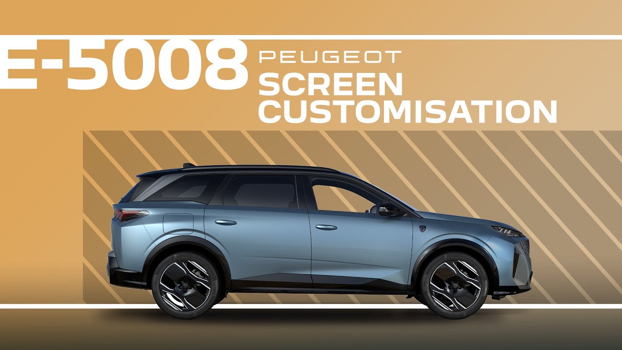 Peugeot E-5008 & 5008 | Tutorial | Screen customization and digital cluster
