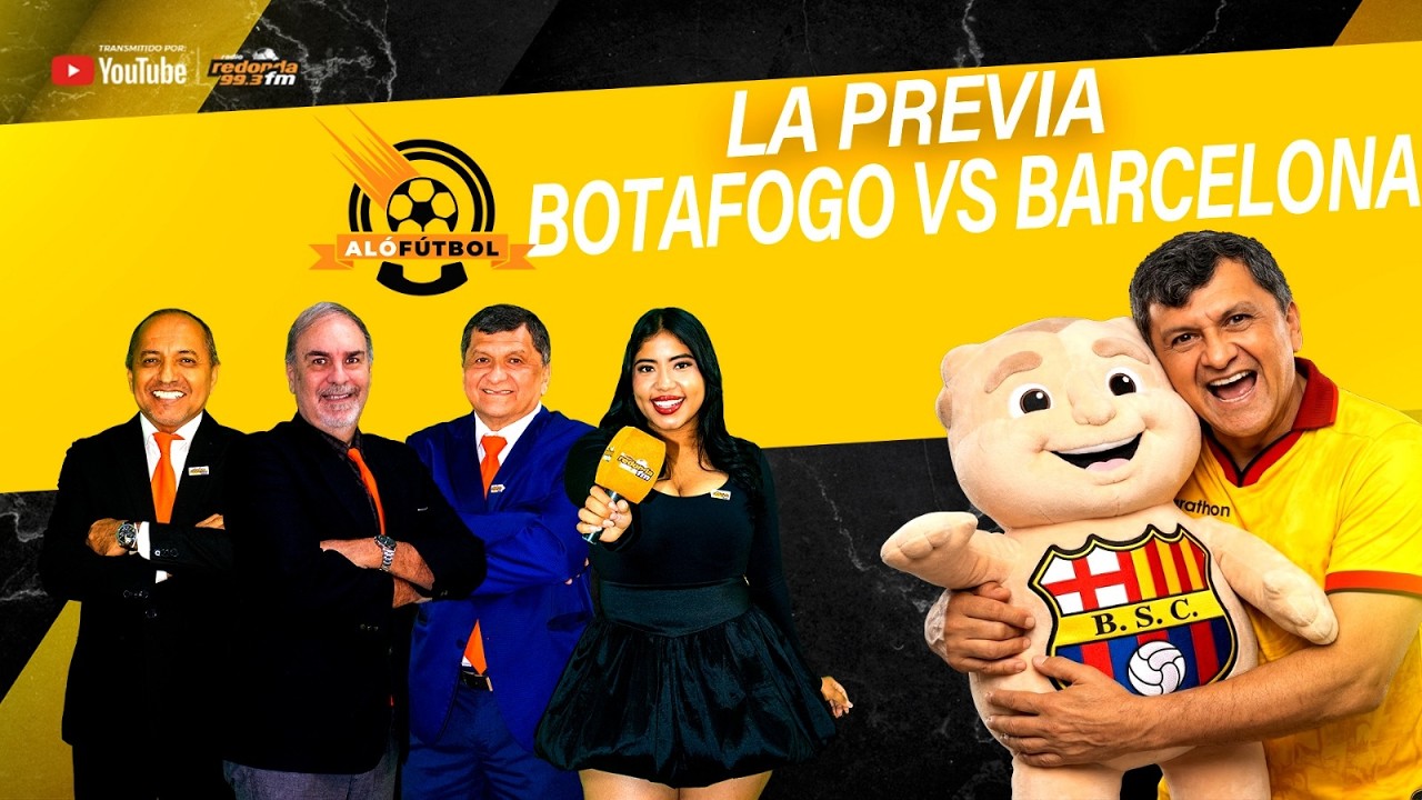 🔴  EN VIVO / ALÓ FÚTBOL / PREVIA BOTAFOGO VS BARCELONA SC  / 10 DE MARZO 2026
