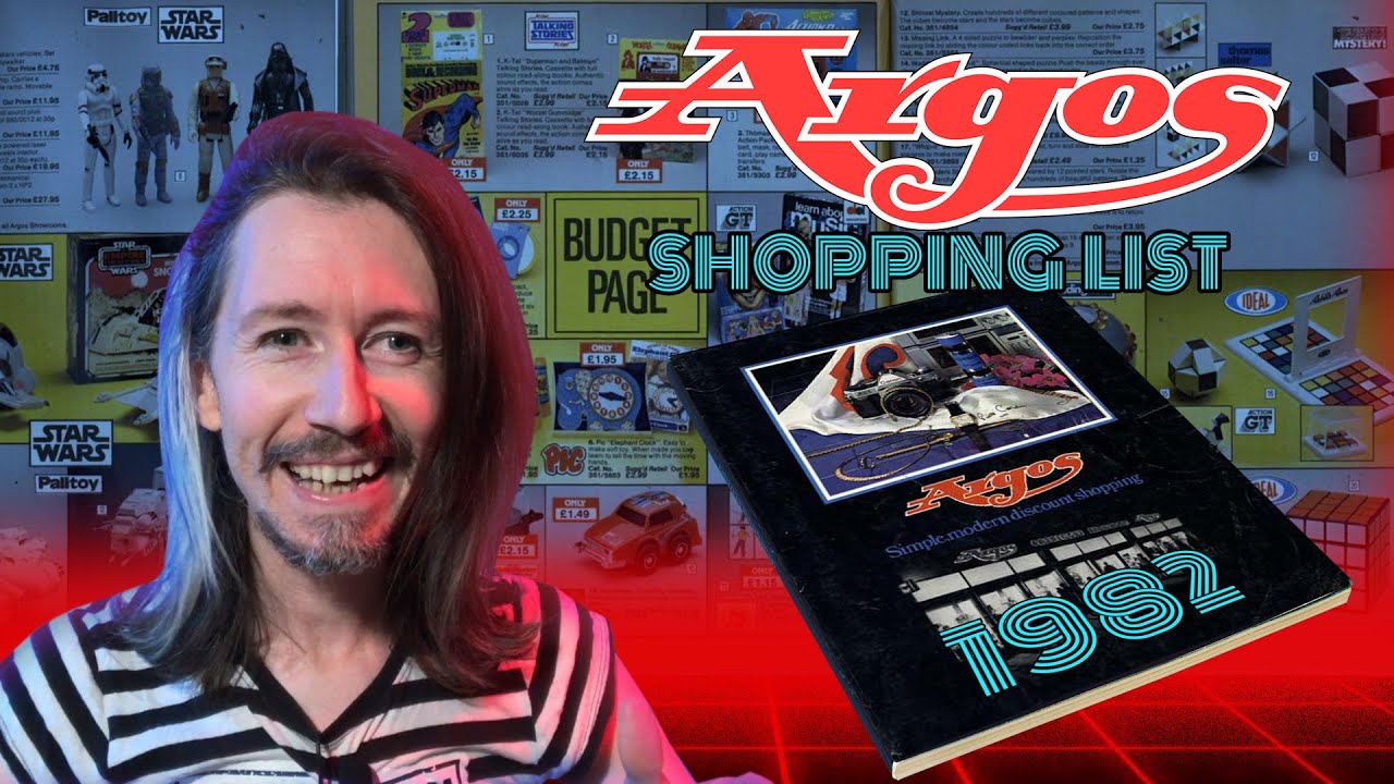 Retro Argos Shopping List 1982 | Harvey Retro
