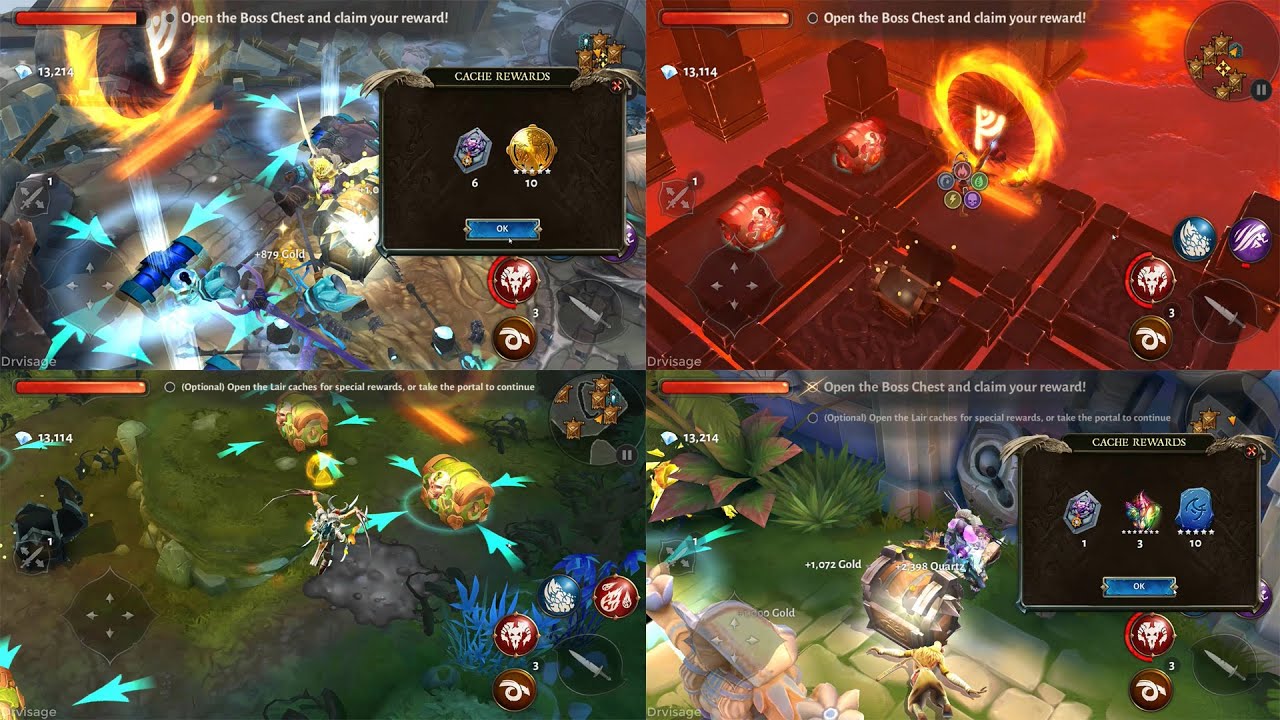 Dungeon hunter 5 All Assault Lair (16 map) to unlock inner sanctum - Drvisage