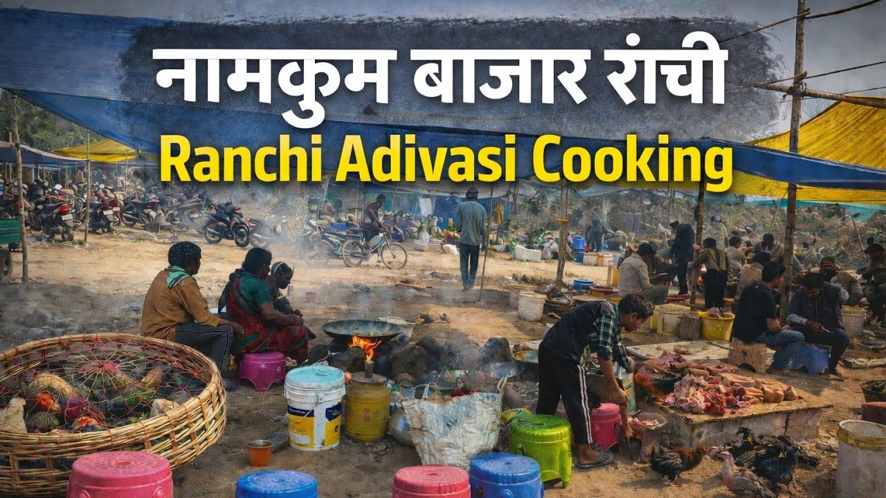 Namkum Bazar Ranchi || Namkum Tribal Market Ranchi | Ranchi Adivasi Cooking | Adivasi Bazar Ranchi 