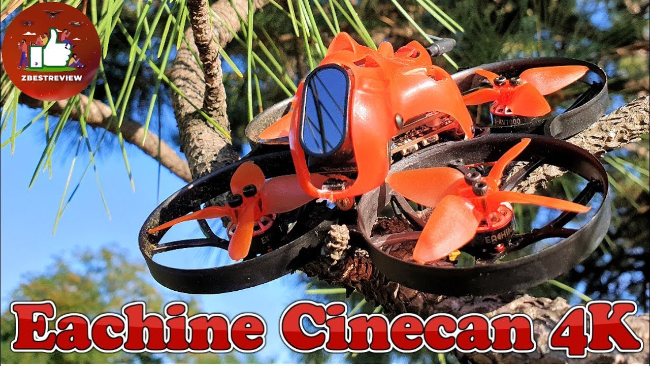 ✔ Компактный и Легкий FPV Квадрокоптер | Eachine Cinecan 4K Cinewhoop!