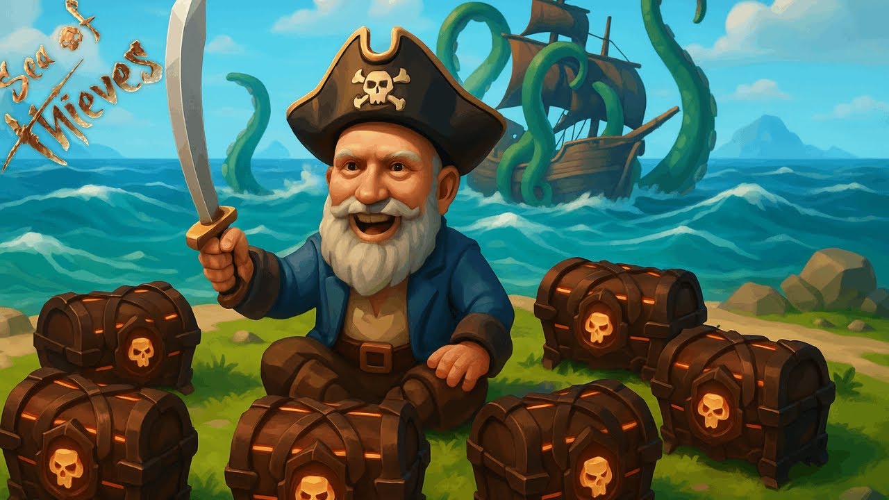 🔥Sea of Thieves დამარხული საგანძური აღმოვაჩინეთ მაგრამ კრაკენმა....😱#ქართულად
