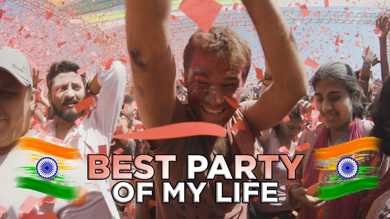 BEST PARTY OF MY LIFE | Celebrating Holi in Mumbai, India 🇮🇳