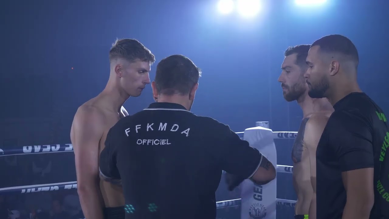 Jordan CRUEL VS Hugo LEBLON TROPHÉE DES CHAMPIONS GALA KICK BOXING PALAIS DES SPORTS LOURDES