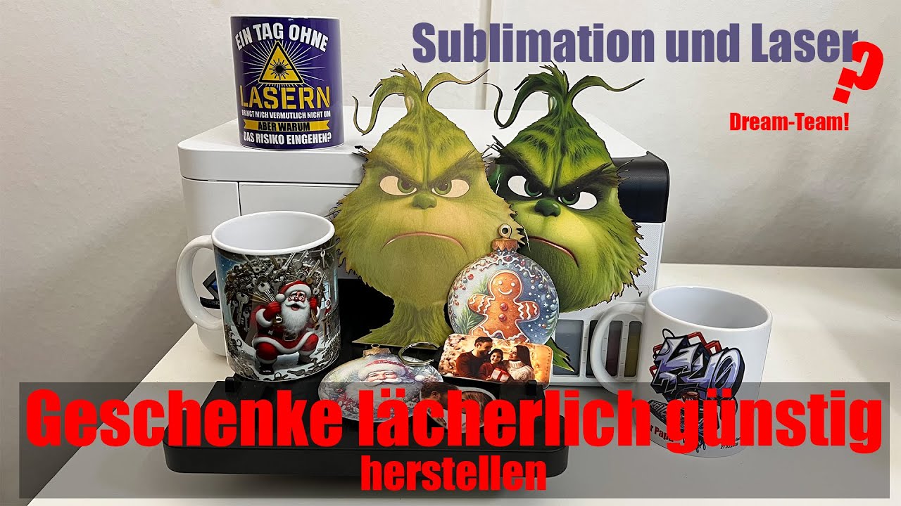 Holz sublimieren - Tassen bedrucken - Geschenke günstig erstellen und Photoshop kostenlos?