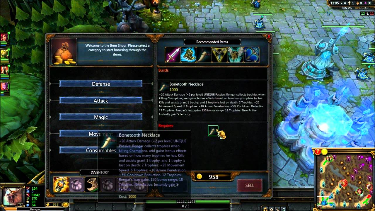 League of Legends - Headhunter Rengar - Full Gameplay/commentary