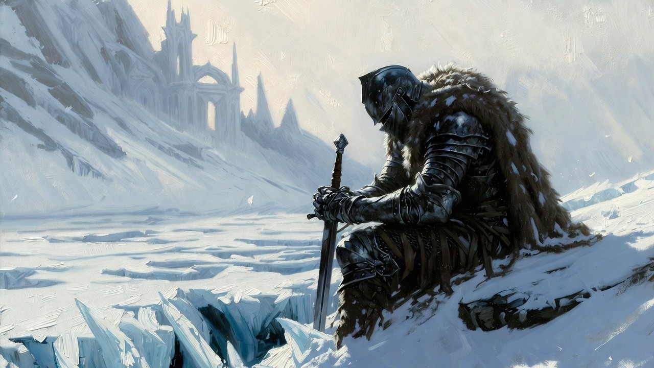 The Frozen Wanderer – Lost in the White Abyss | Dark Cello for Intense Study