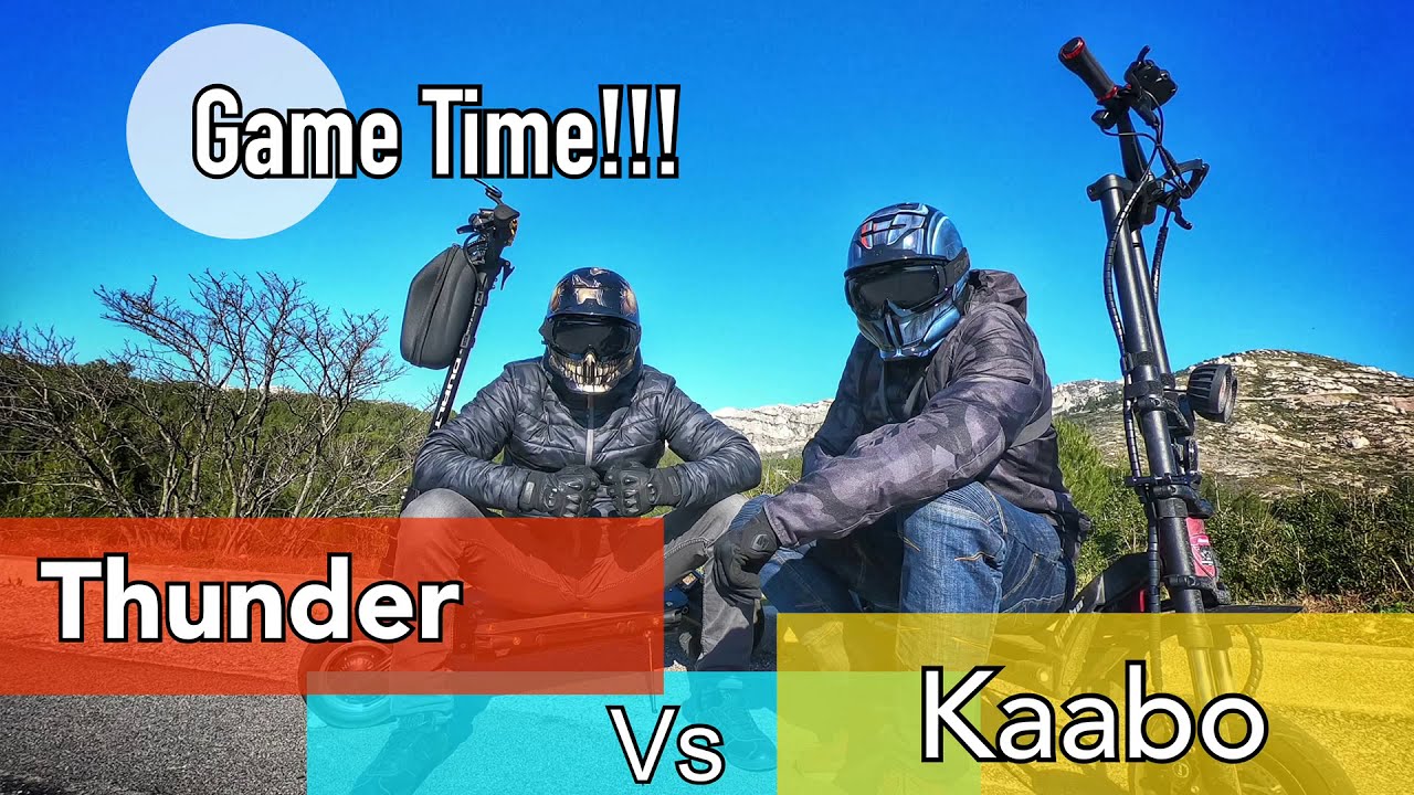 It’s Game Time!!! Dualtron Thunder Vs Kaabo Wolf Warrior  (ENGLISH subtitles availables !!! )