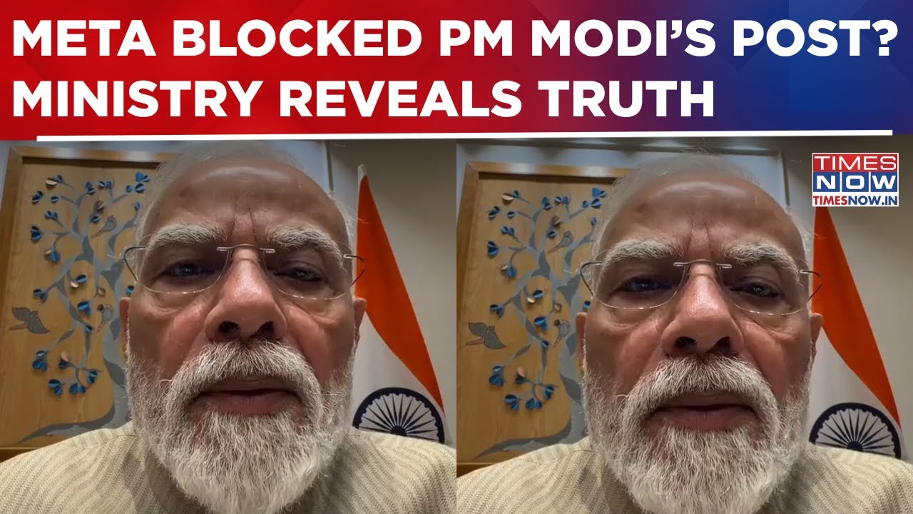 PM Modi's Paper Leak Post Not Blocked By Meta, Ministry Claims 'Facebook Issue Was Only Technical'