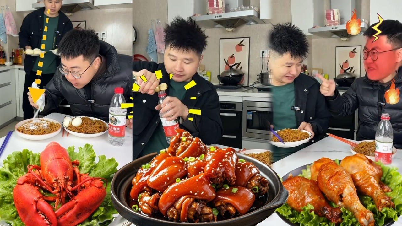 蠢哥哥吃个饭没完没了加芥末整蛊弟弟，弟弟才不会轻易上当不光调换还把哥哥的水换成白醋双重打击，蠢哥哥被整到气哭了