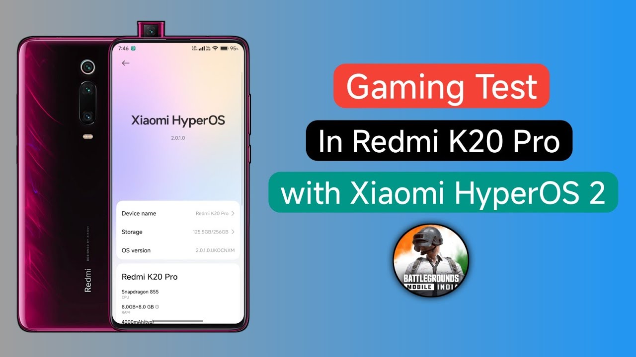 Игровой тест Redmi K20 Pro с Xiaomi HyperOS 2