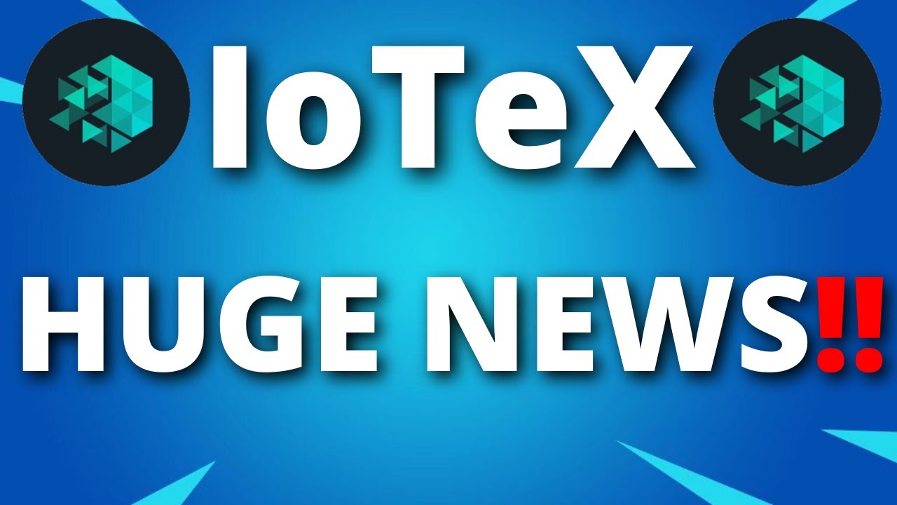 IoTeX A FLASH PUMP IS COMING WHY?? - IOTX Price Prediction - What is IoTeX Coin?