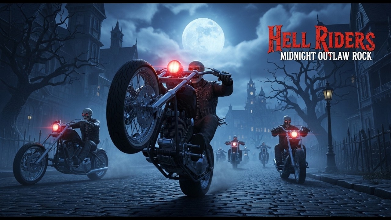 Black Iron Under Moonlight #OutlawIronSkull #NightRide #BigBikeRock #MoonlightRide #FullThrottle