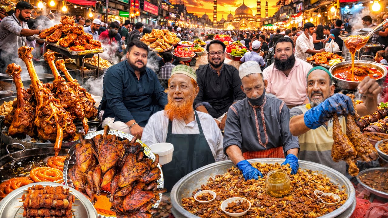 ঐতিহ্যবাহী চকবাজার মেগা ভ্লগ 🔥 বড় বাপের পোলায় খায়, রেশা হালিম, সুতিকাবাব সহ আরো অনেক বাহারী ইফতার 🤩