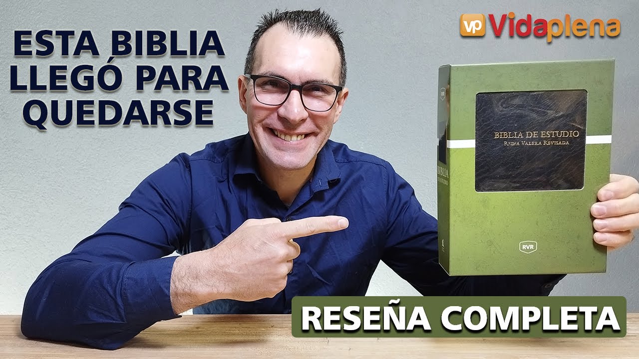 BIBLIA DE ESTUDIO RVR | Una Joyita para el CRECIMIENTO ESPITIRUAL | patrocinado por editorial VIDA
