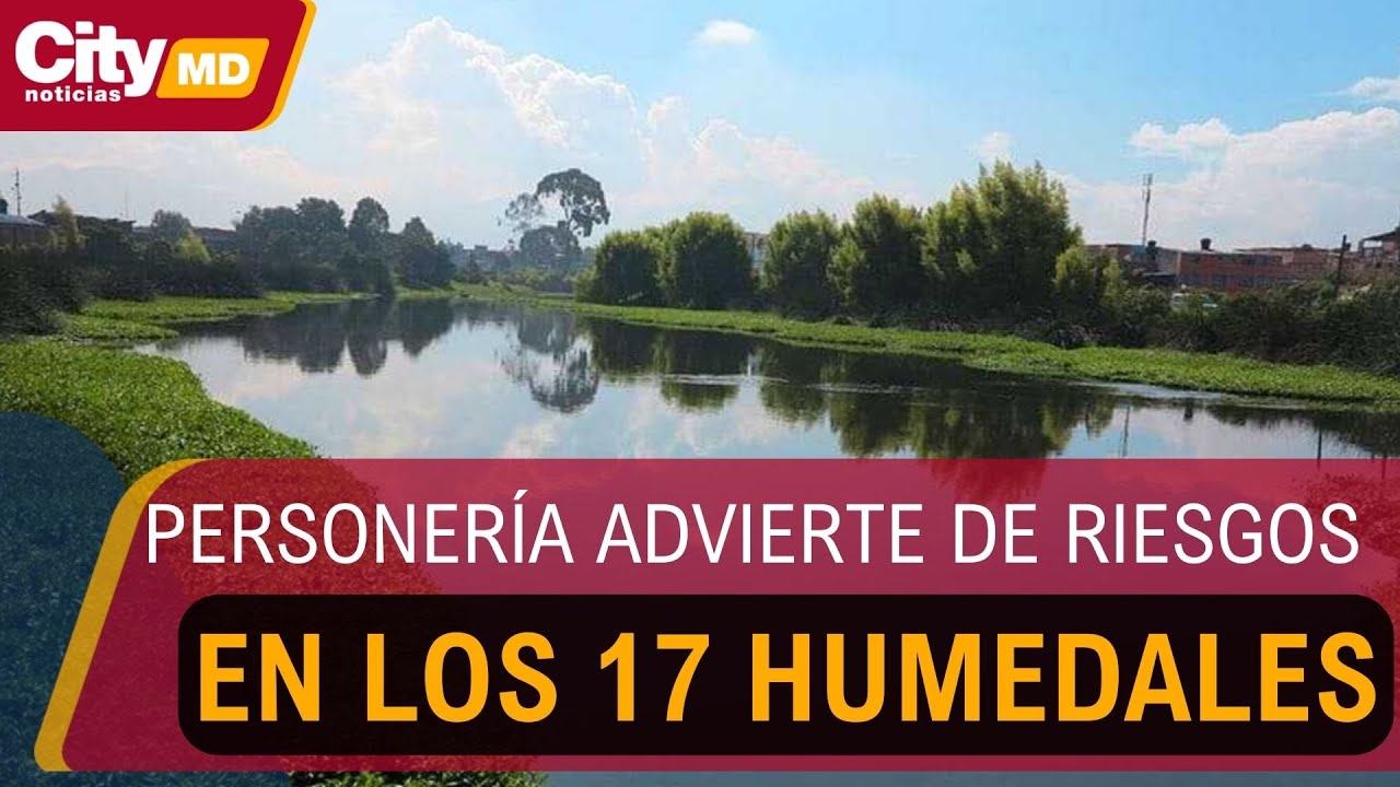 Personería de Bogotá advierte de riesgos en los 17 humedales de la capital | CityTv