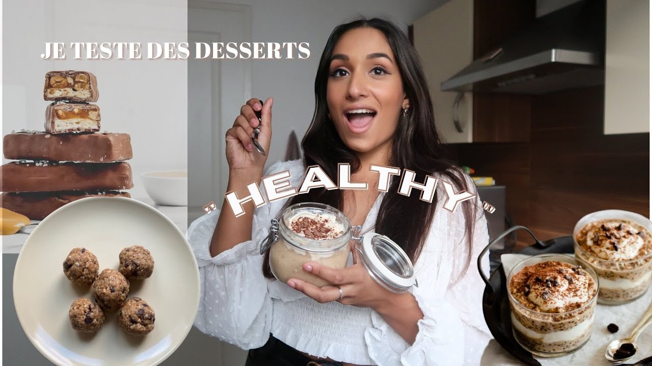 4 RECETTES DE SNACK HEALTHY ET GOURMANDS | TOP OU FLOP ? SONT-ILS VRAIMENT BON ? 👩🏽‍🍳🍫