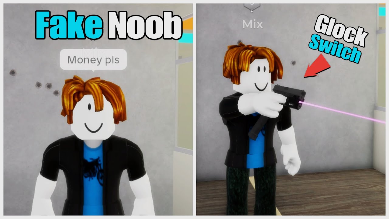 Playing as a NOOB then upping a GLOCK SWITCH in STREET LIFE REMASTERED (Roblox) 