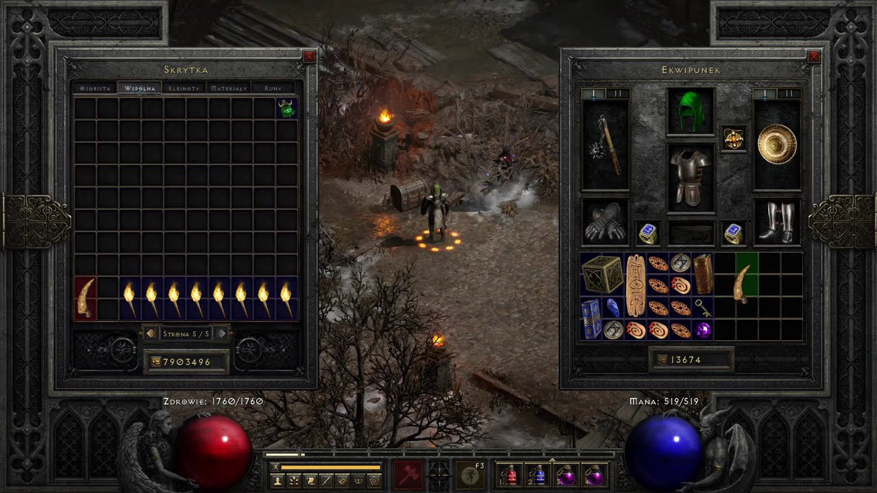 10 torches d2r rotw