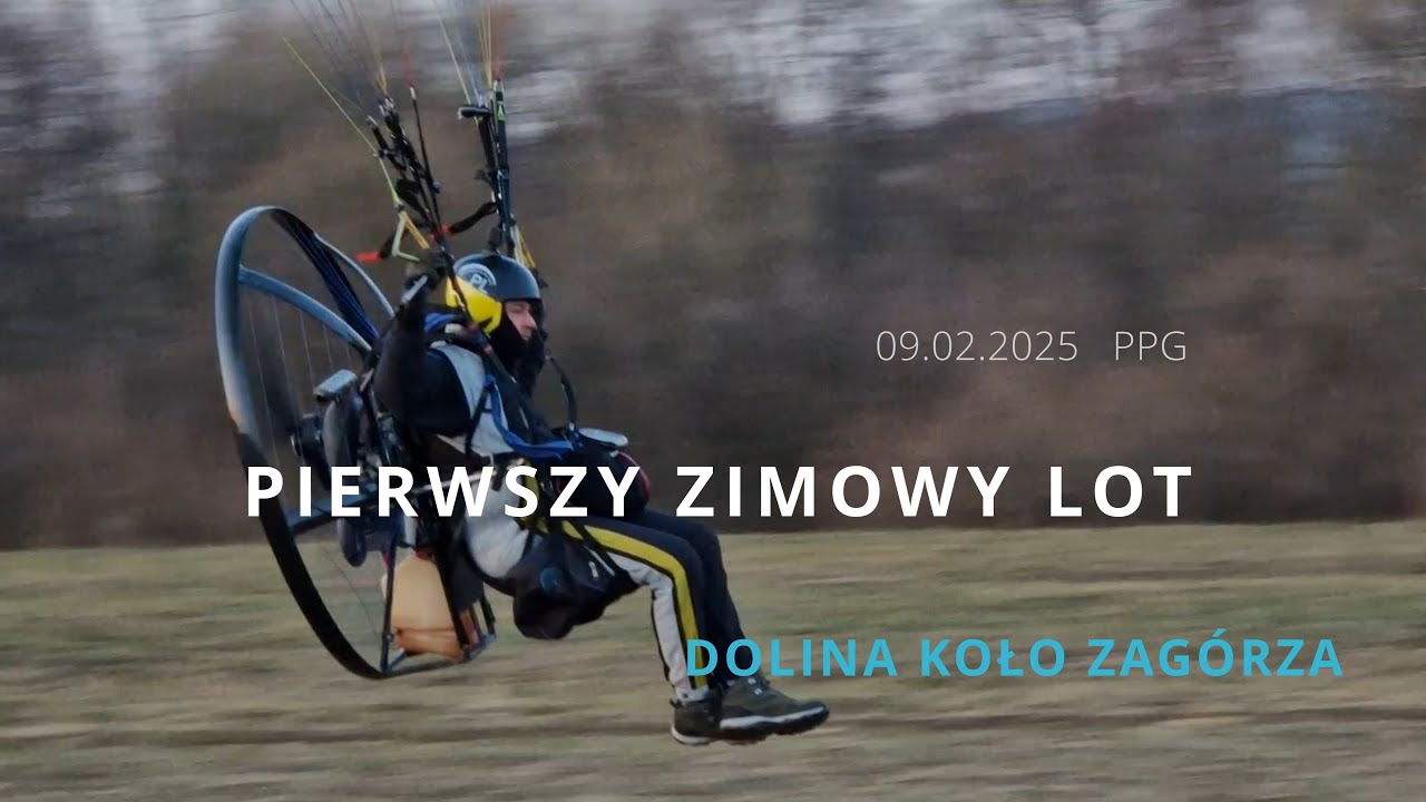 Test .Dudek Nucleon WRC Pierwszy zimowy lot w tym roku.
