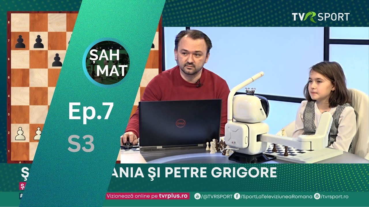 Șah-Mat la TVR Sport, S3.Ep.7 - Melania, Petre Grigore și... Robo-Șah