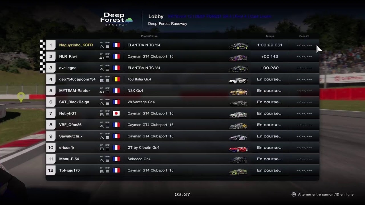 SXT Event 12 Deepforest Gr4 Pool A