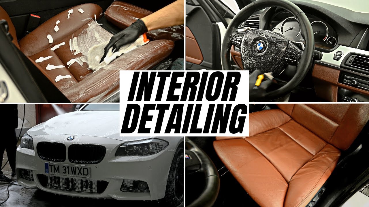 Interior Detailing this BMW 5 Series - Satisfying Car Detailing