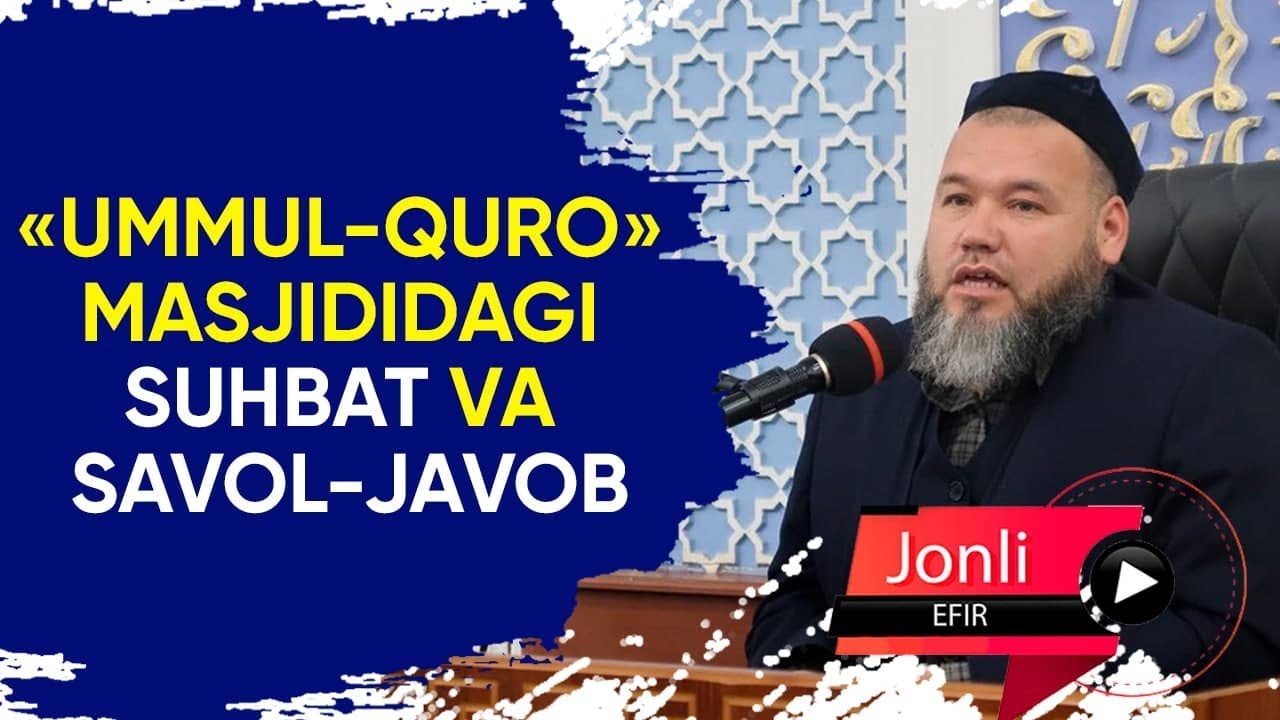 Yunusxon domla Ummul quro masjidida