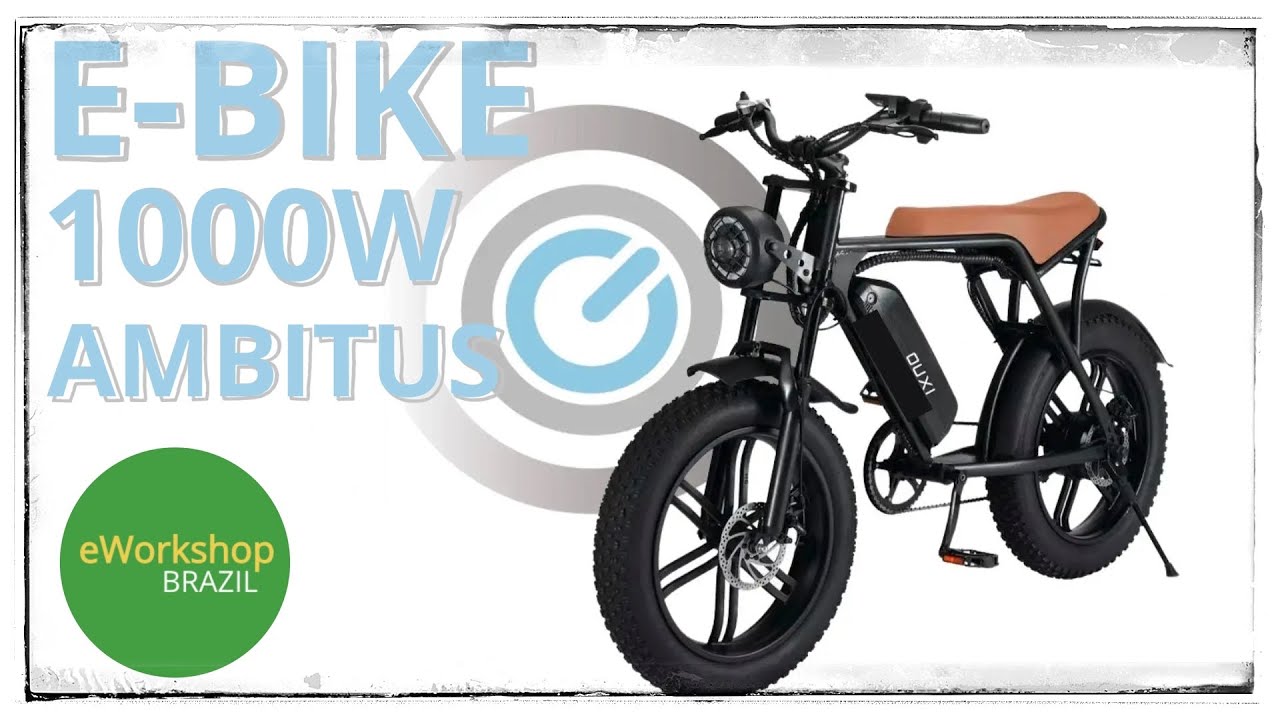 E-Bike 1000w Ambitus #Bicicleta #elétrica