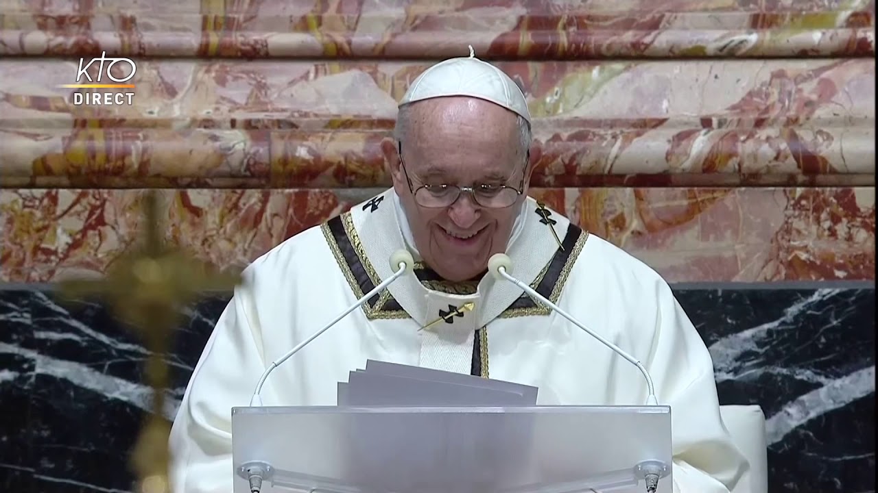 Homélie du pape de la messe de la nuit de Noël