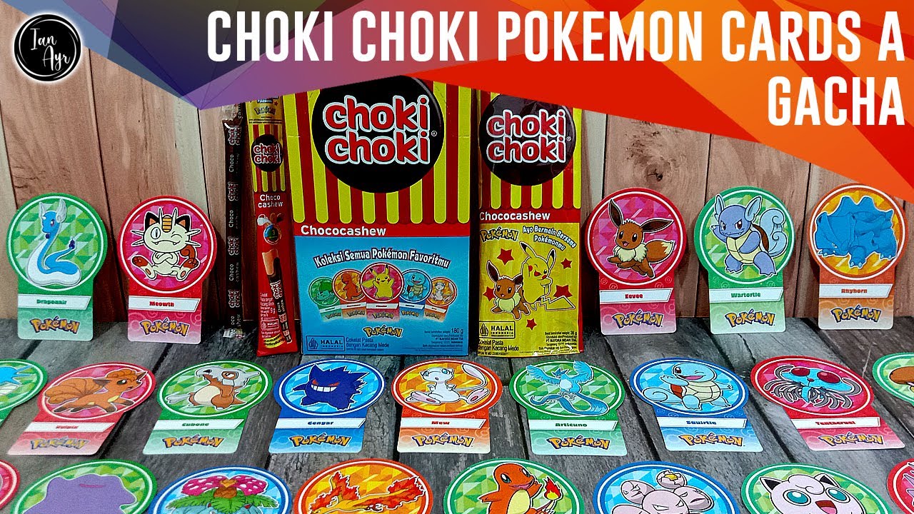 [ GACHA ] Choki Choki Chococashew Pokemon ポケモン Collectibles Cards A Pikachu ピカチュウ Charizard リザードン
