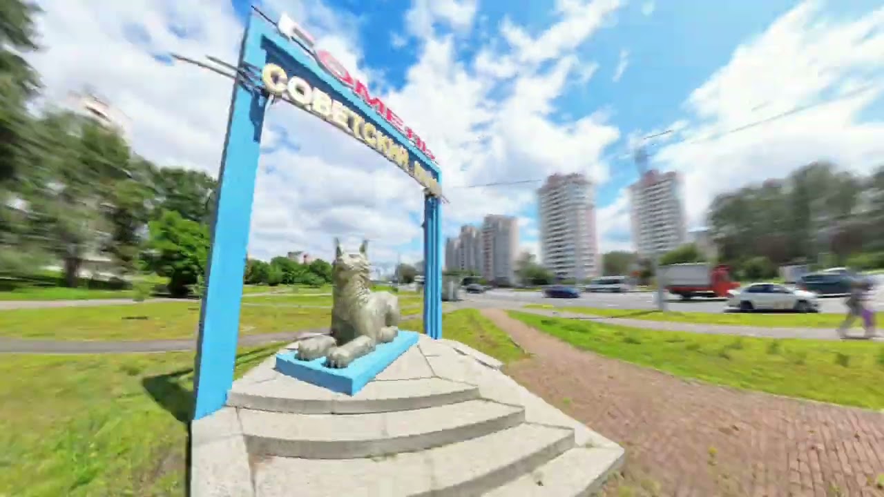 #Гомель | Речицкий проспект | #HyperLapse 4k