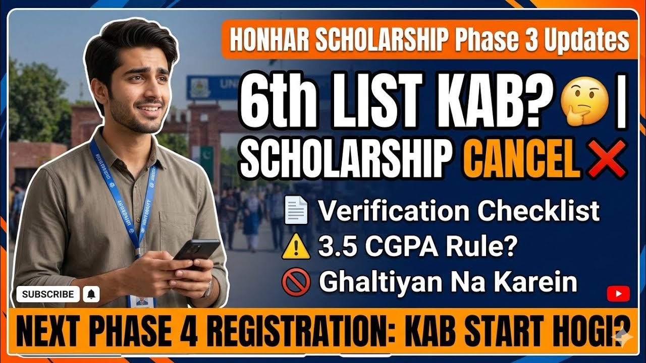 Honhaar Scholarship 2026 Check Distribution | Income Certificate & Verification Details
