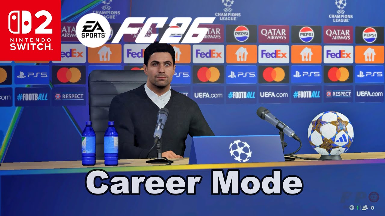 FC 26 Nintendo Switch 2 Career Mode Gameplay (Manager)