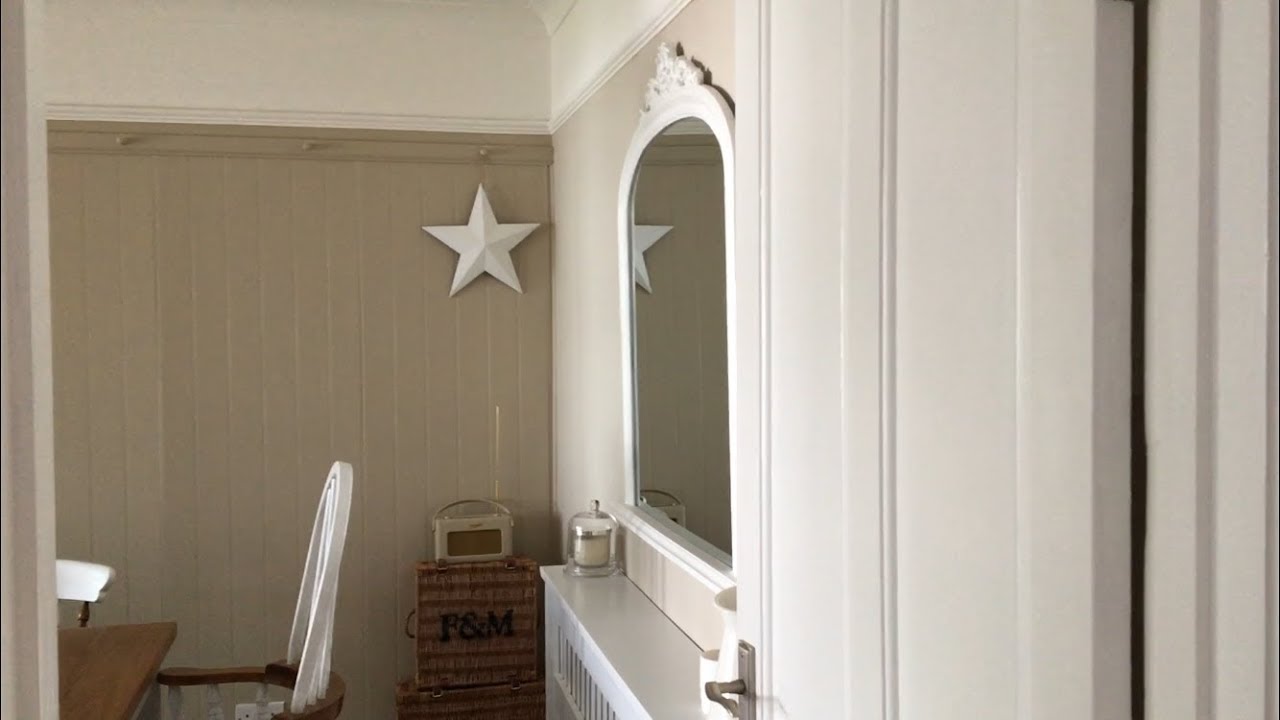 Dining room/conservatory decor update including my diy panelling