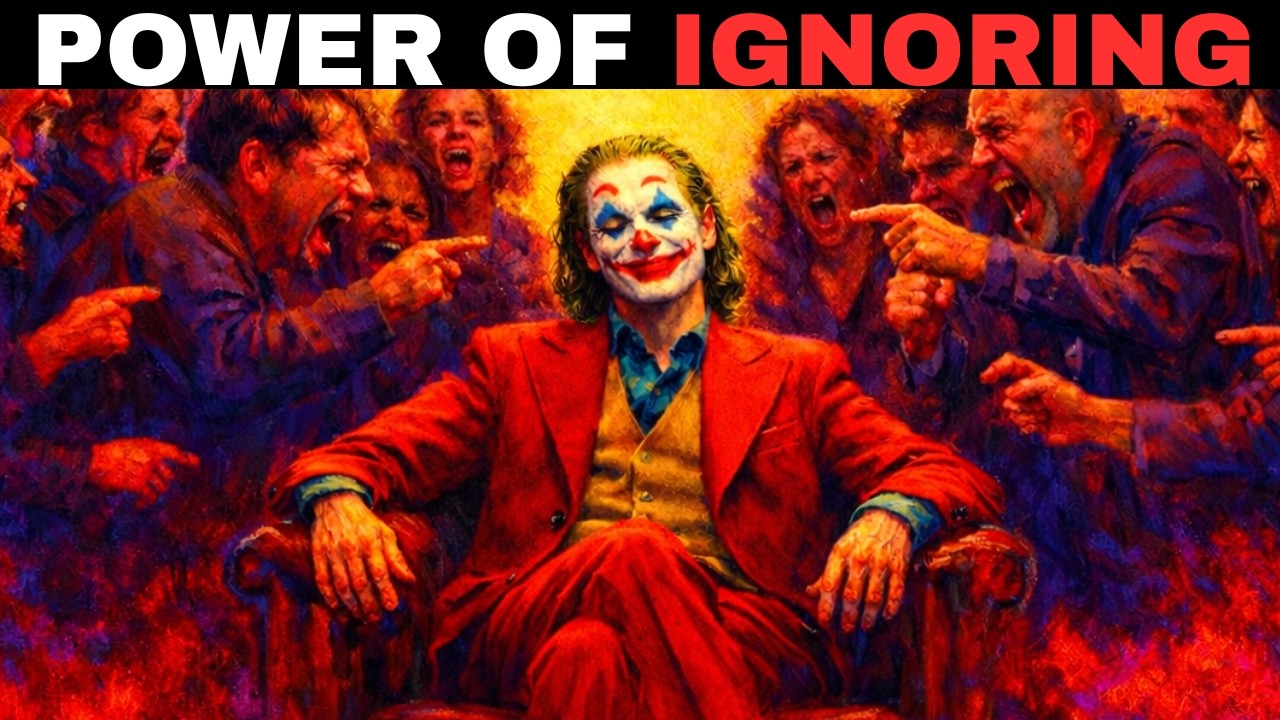 Never React, Never Explain, Just Ignore - Machiavelli