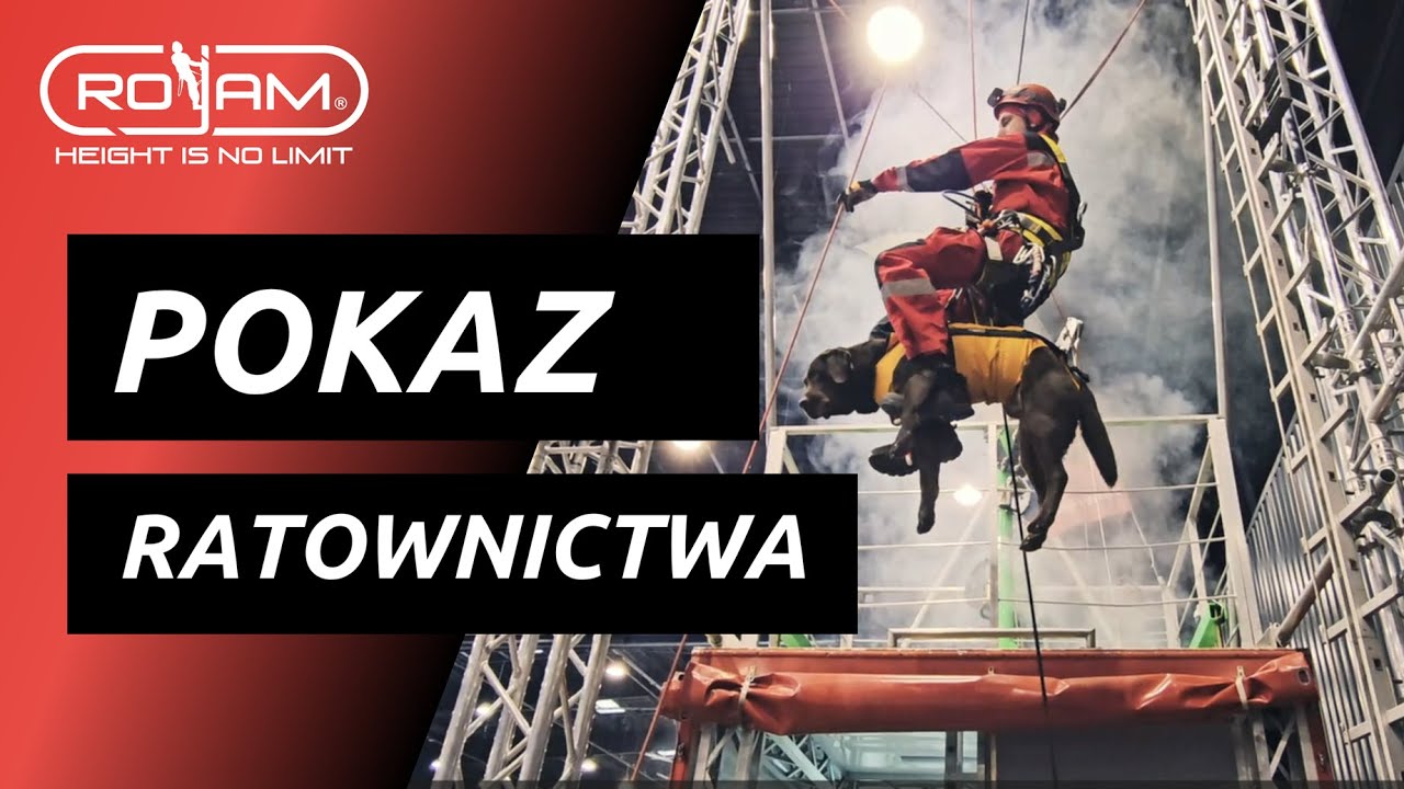 Pokaz ratownictwa na targach Edu offshore 2024