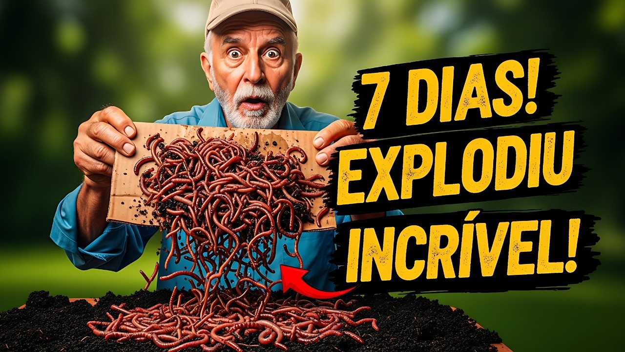 PARE DE COMPRAR MINHOCAS! O Segredo do Papelão Que Funciona em 7 Dias (GRÁTIS)