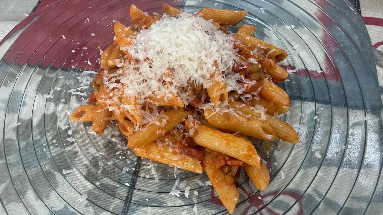 Pasta amb llenties
