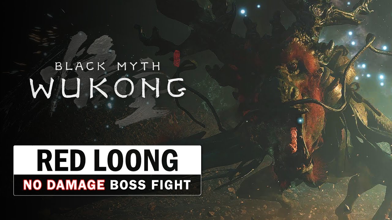 Black Myth Wukong - Red Loong Boss Fight (No Damage Taken)