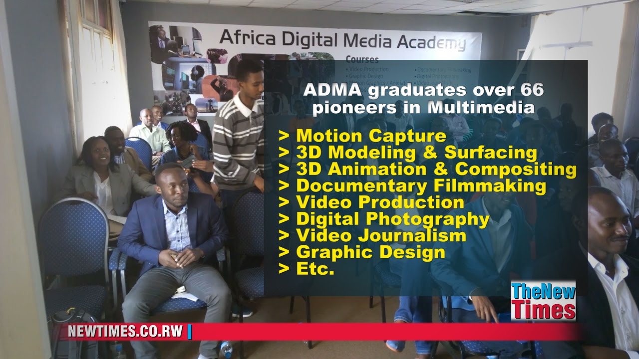 ADMA graduates pioneers of multimedia in Rwanda