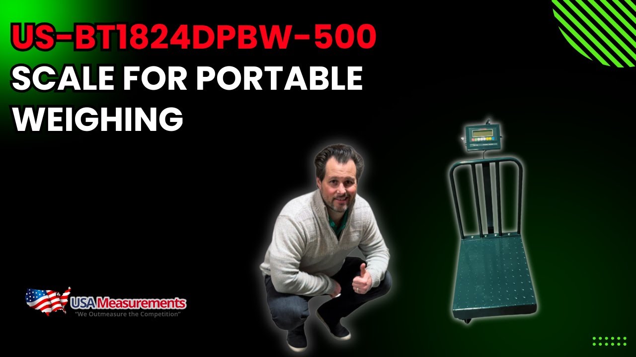 US-BT1824DPBW-500: The Ultimate Compact Bench Scale for Portable Weighing