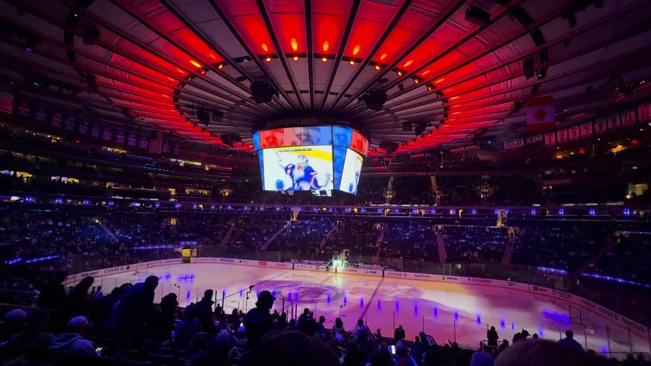 NHL Tour #11 | Madison Square Garden NYC,  NY | Rangers Vs. Bruins | Feb 5th, 2025 Game Intro