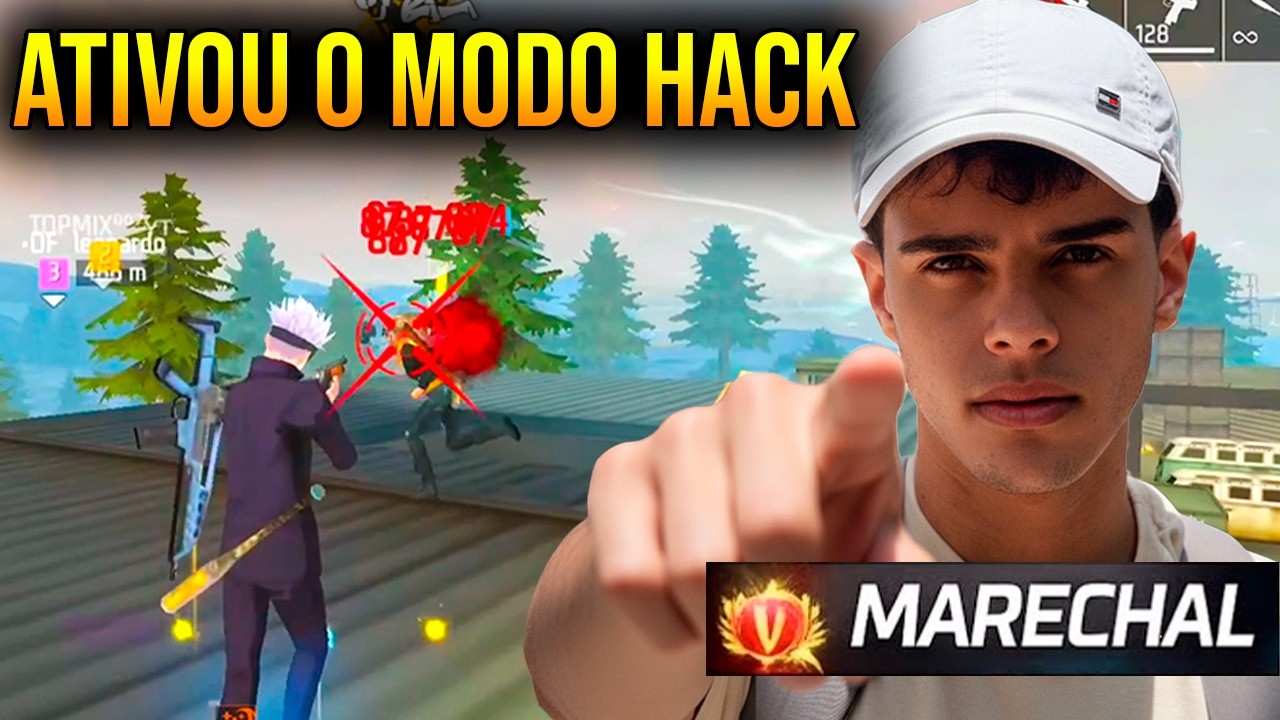 ATIVOU O MODO HACK - MARECHAL TAVA COM MUITA SENSI NESSE DUO VS SQUAD! FREE FIRE - NINJA CLIPS
