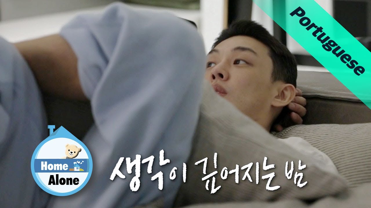 Yoo Ah In tem uma noite de reflexão e filme [Home Alone Ep 351]